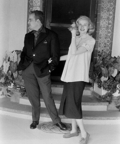 Grace Kelly, who was pregnant with her first child Caroline, photographed with husband Prince Rainier III during a visit to Ocean City, New Jersey, September 1956. Photos by Peter Stackpole ​​​