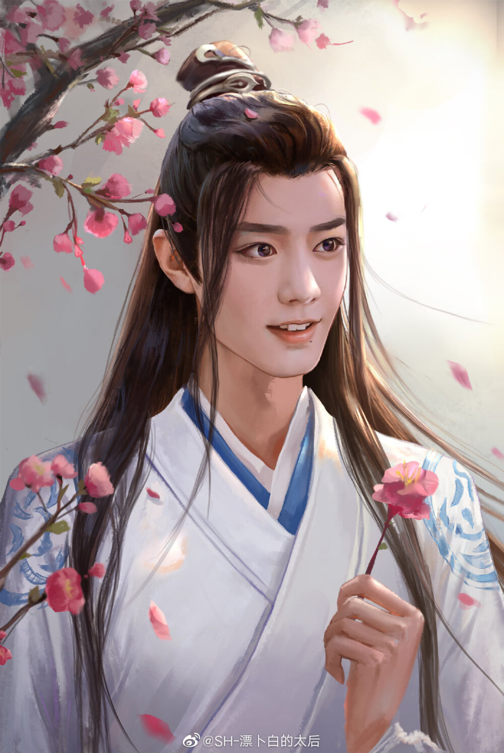 #陈情令##陈情令涂鸦大赛# 图源微博
