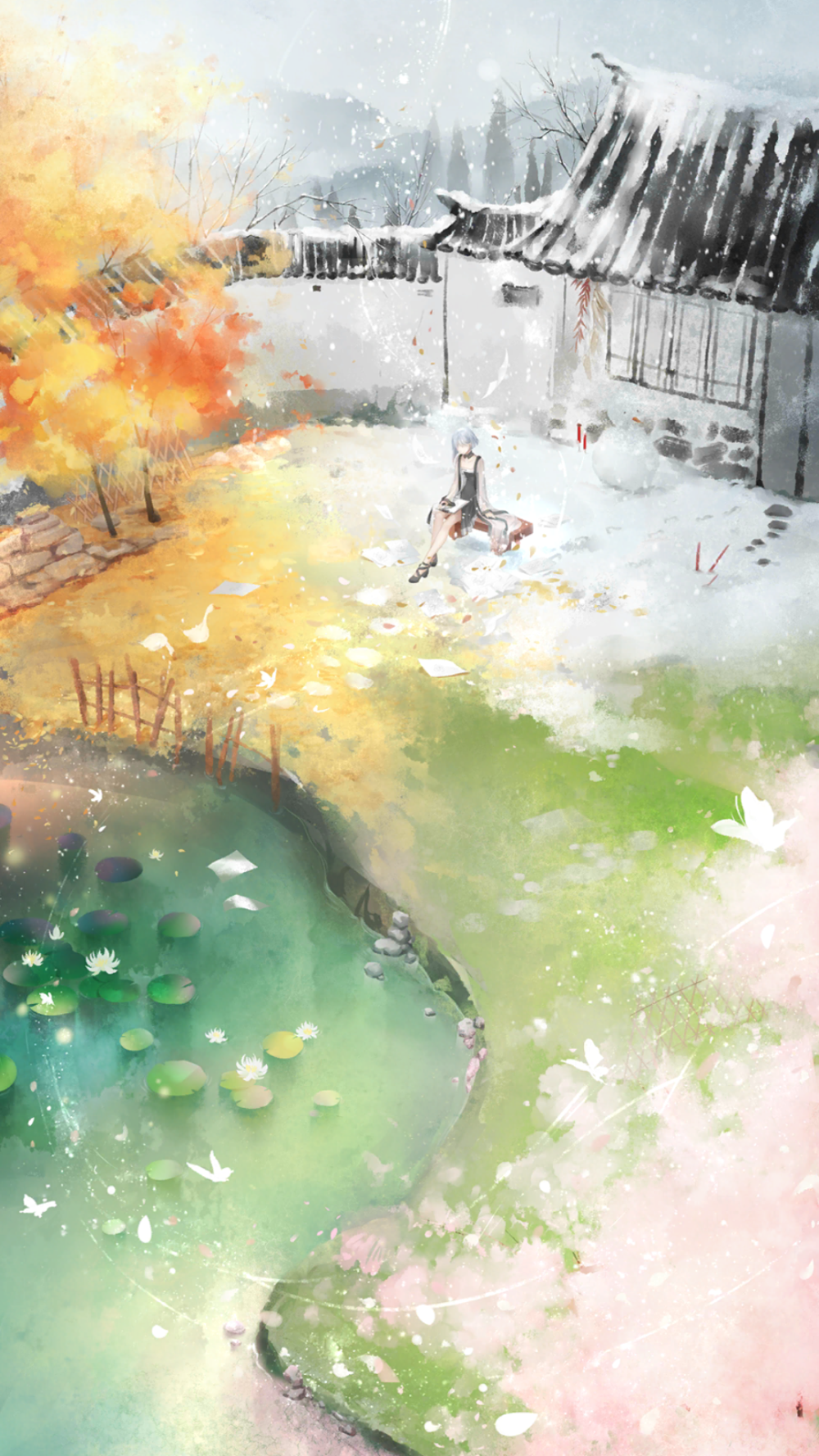 闪耀暖暖 稀有印象 院中四季