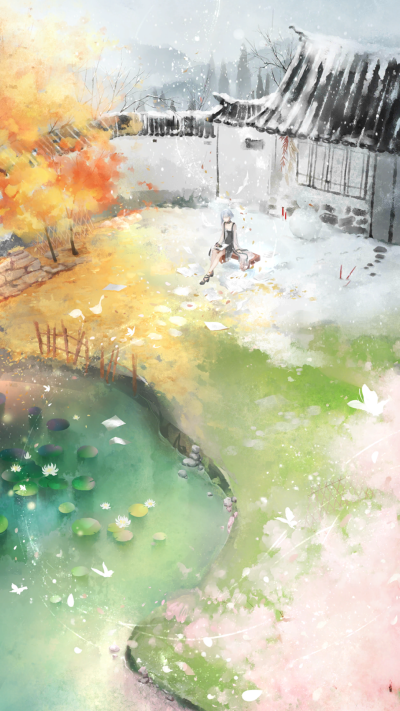 闪耀暖暖 稀有印象 院中四季