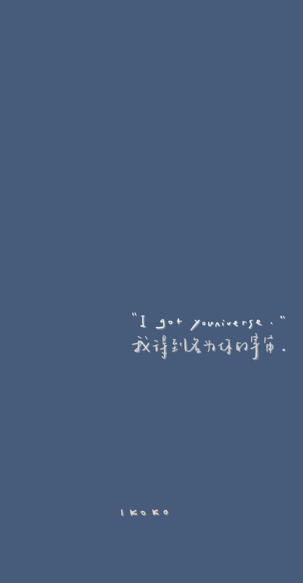 蓝色#简约#壁纸#可爱清新