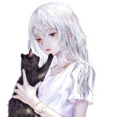 自截头像 少女＆黑猫