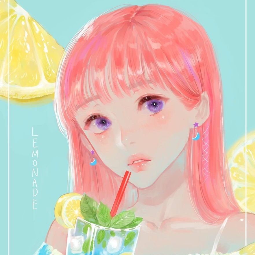 独特画风头像
插画师 (watersmile829) 一组人像插画 