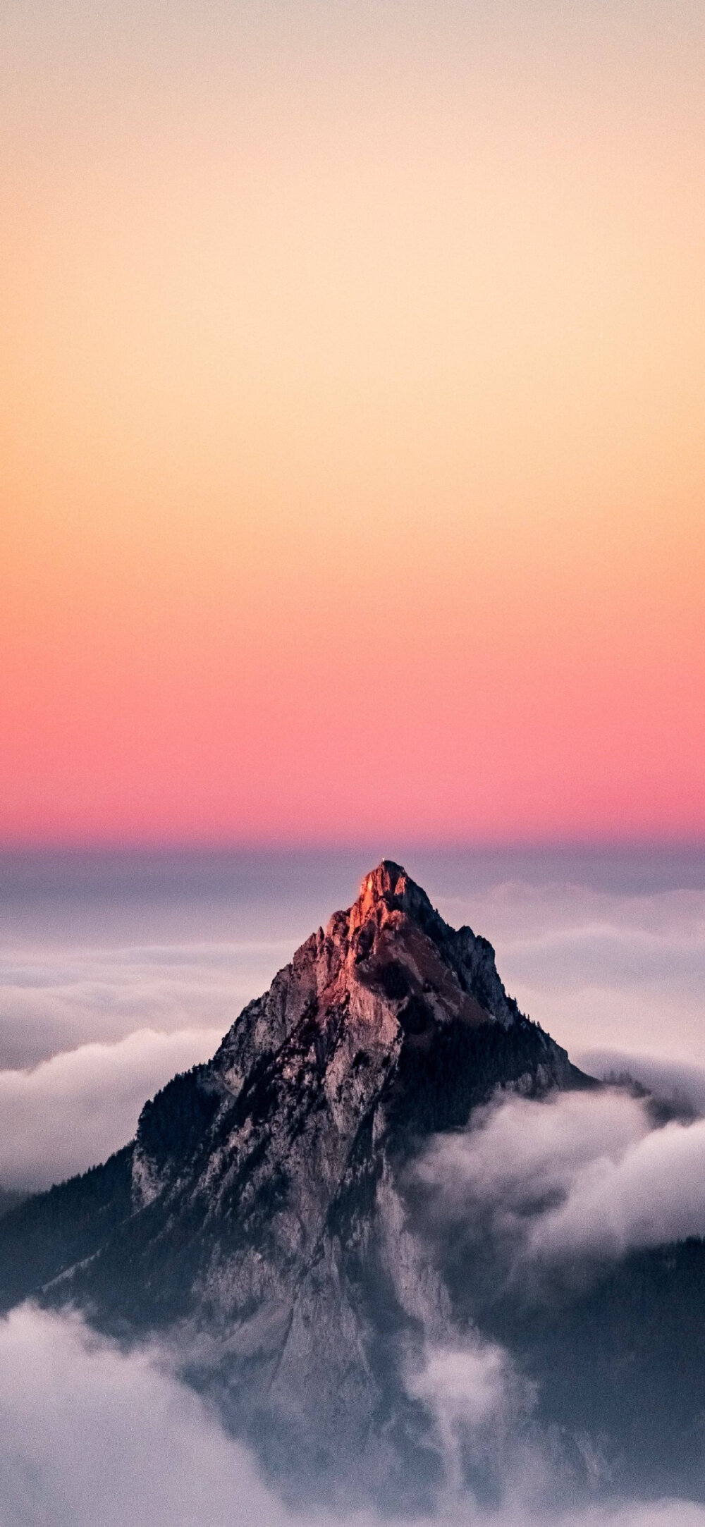 风景，壮丽的山峰