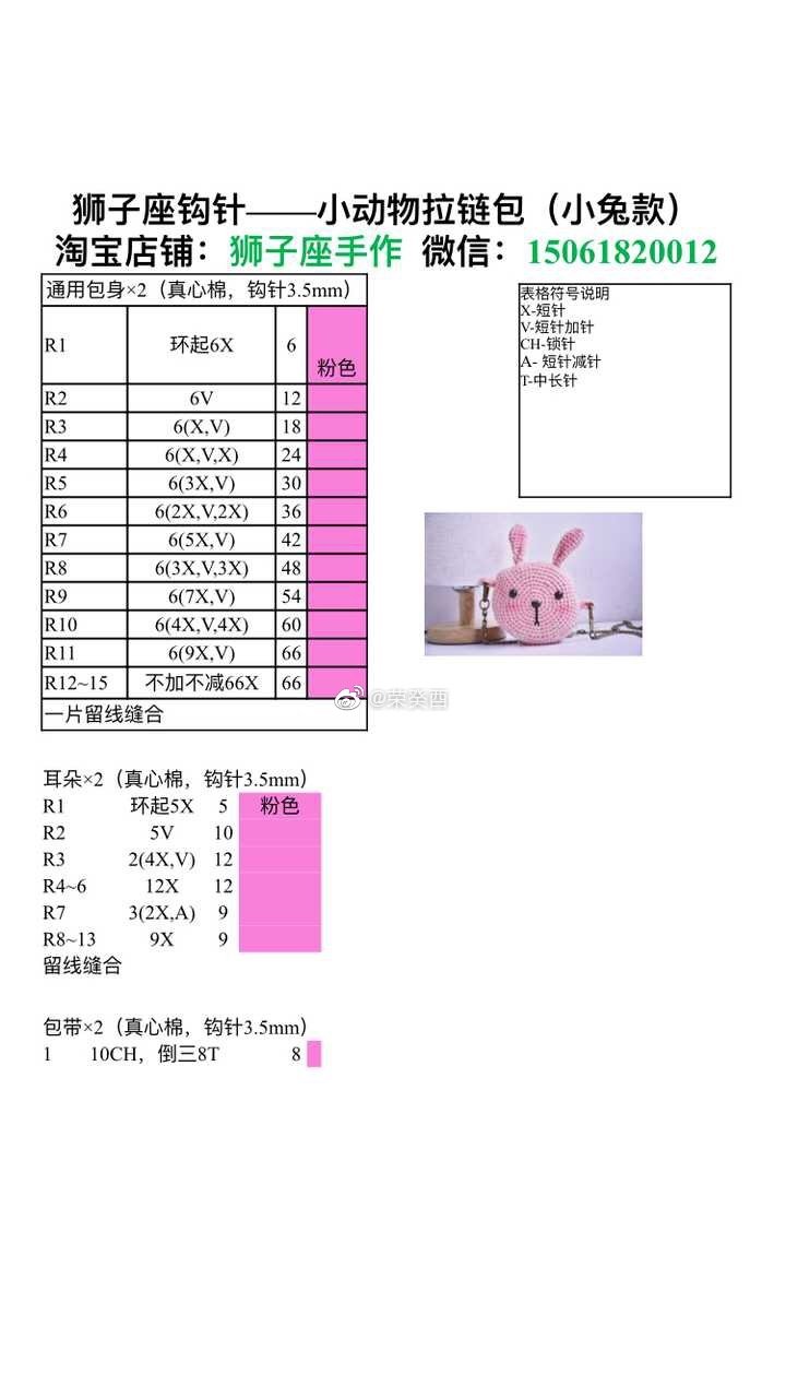 小兔拉链包1/1