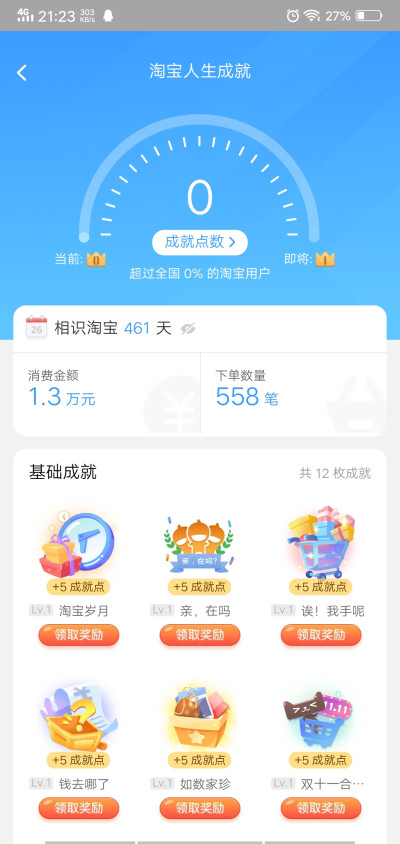 三个账号淘宝用了这么多。。。