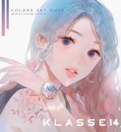 插画师 WABI(watersmile829) 一组人像插画 ​​​​