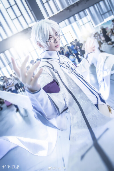 coser。cos。摄影。指路图中微博水印