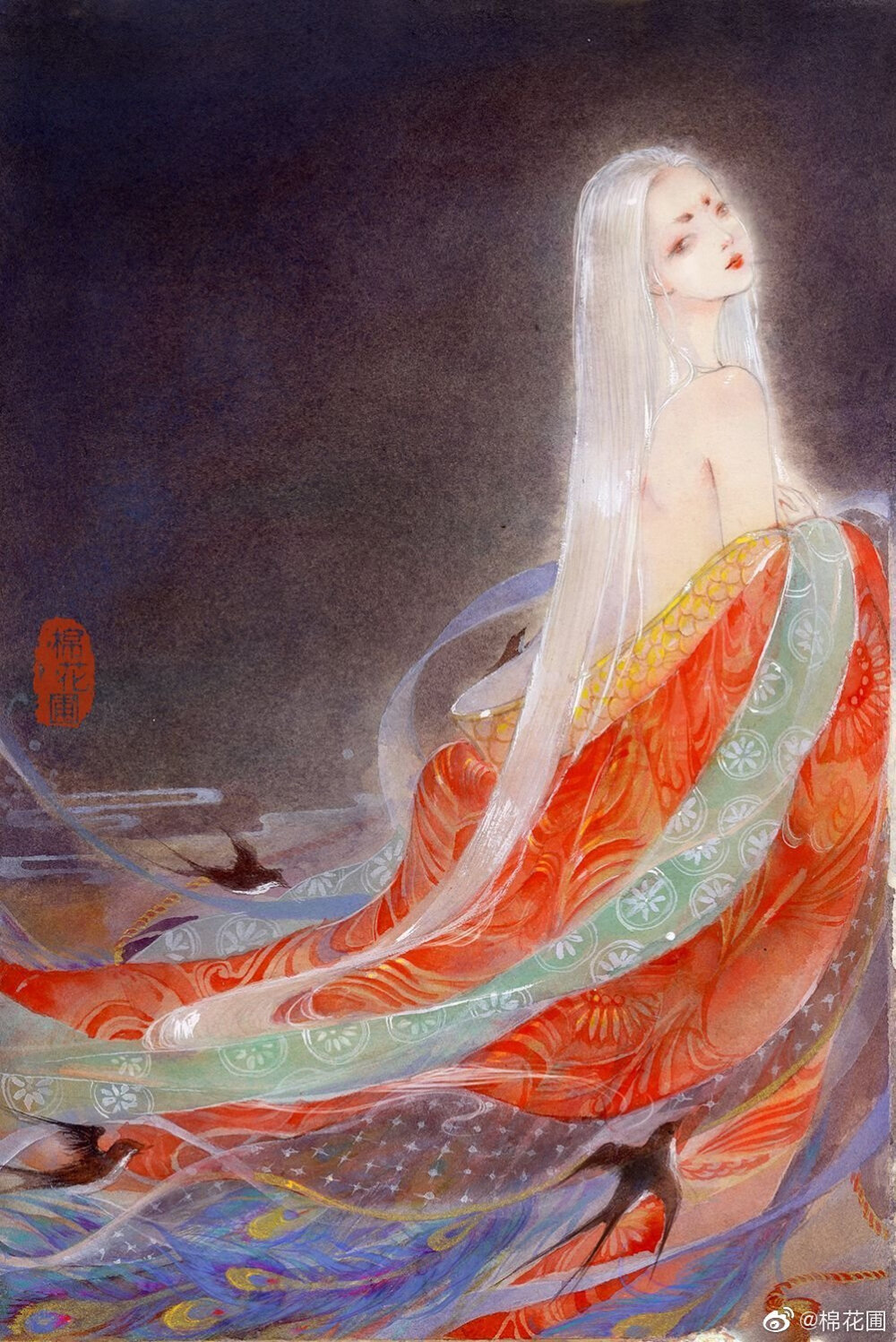 插画作者棉花圃