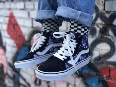 梦幻蓝花 sk8-hi