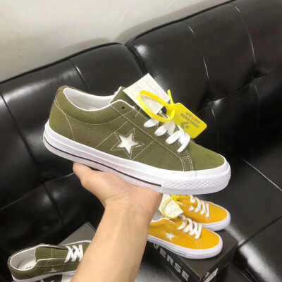 Converse 匡威one star 翻毛皮三星标