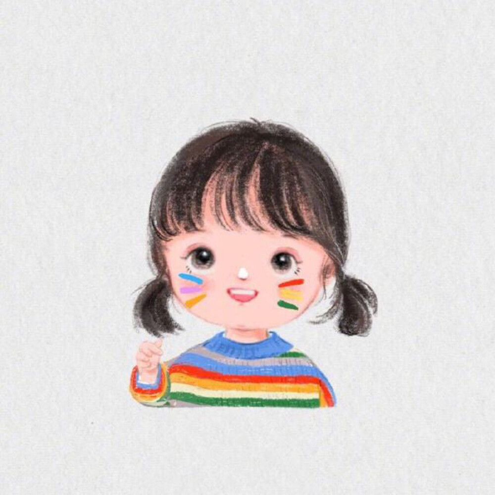 可爱宝宝头像～彩铅