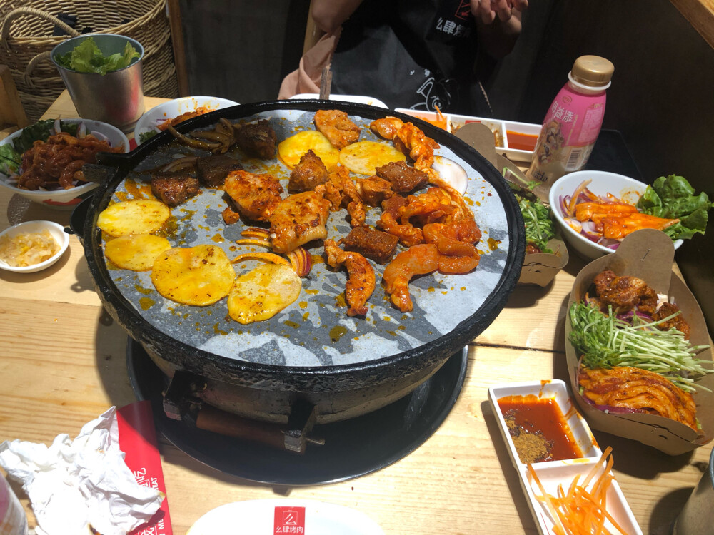 2019.8.14俩人约着吃烤肉 好幸运没排队