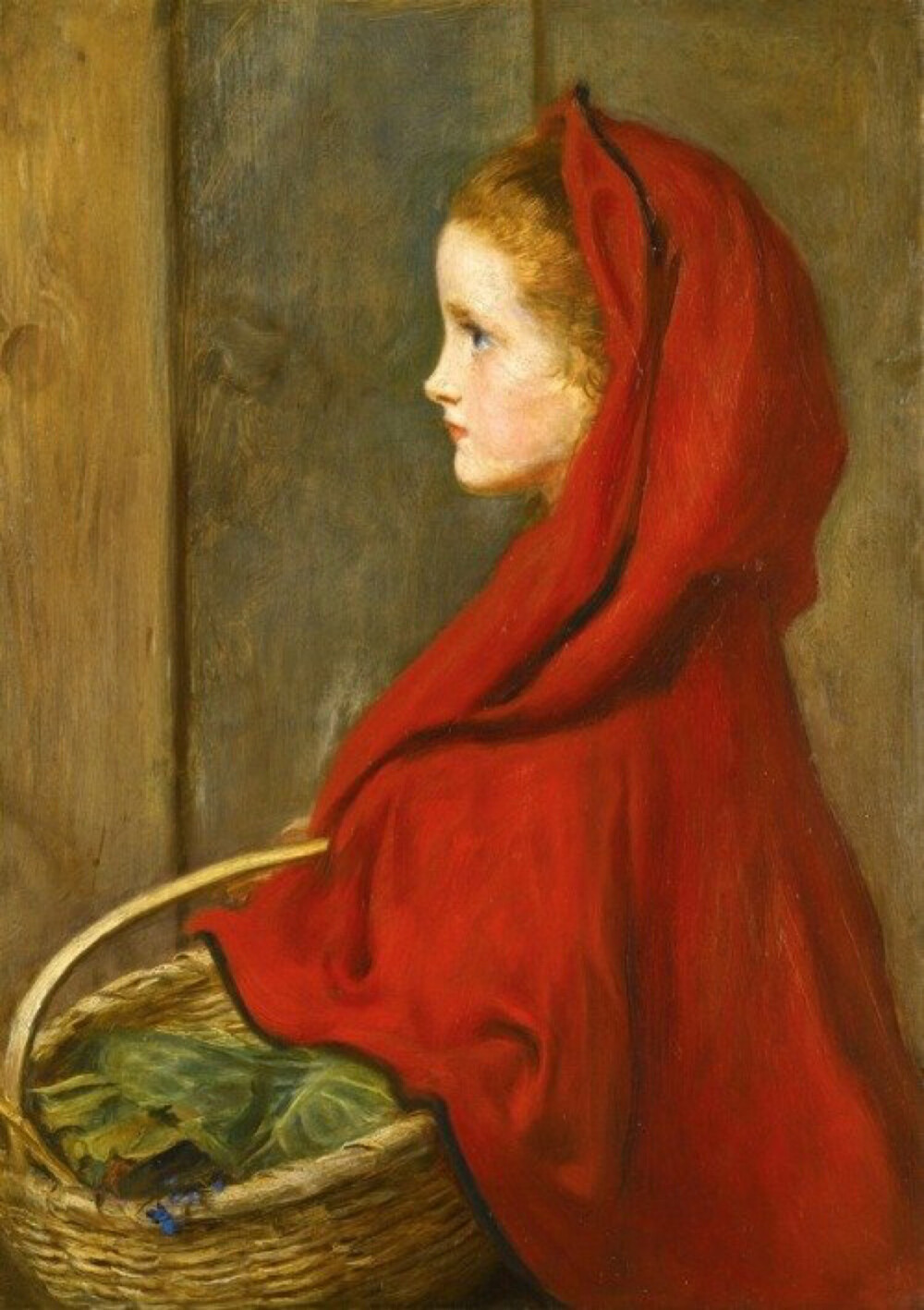 小红帽，1864年（英国画家约翰·埃弗里特·米莱斯作品） ​​​