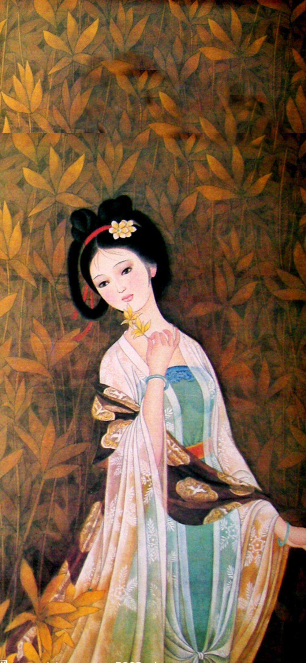 iphonexxsmax适用国风手绘仕女图自制