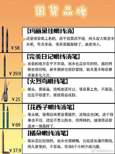 眼线笔功课有需要的么
从实惠到大牌 总有一款适合你