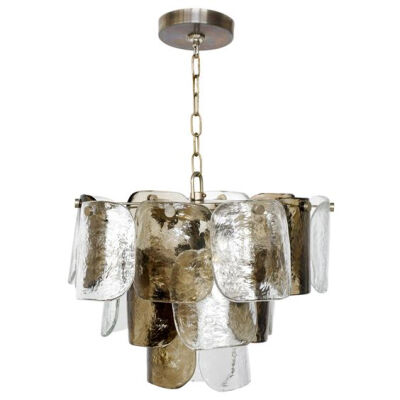 Murano Glass Chandelier - Mazzega | From a unique collection of antique and modern chandeliers and pendants at http://www.1stdibs.com/furniture/lighting/chandeliers-pendant-lights/