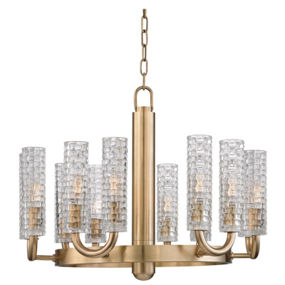 Hudson Valley Lighting 8012-AGB Dartmouth 12 Light Chandelier