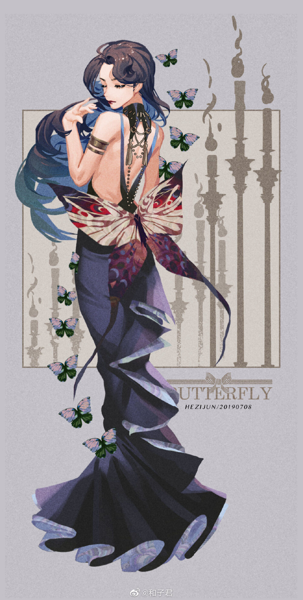 butterfly
画师@和子君