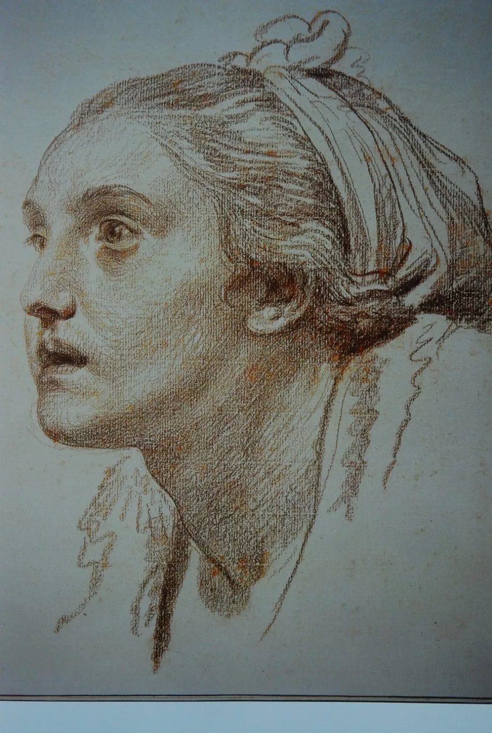 让巴蒂斯特·格勒兹
Jean Baptiste Greuze
法国画家
擅长作风俗画和肖像画。
1725年8月21日生于图尔尼，1805年3月21日卒于巴黎。格勒兹的素描十分注重借助光影在人物身上
依附结构的起伏变化来表现人物，十分生动
逼真。从远处看，光影效果非常明显，就像
是剪影一般，暗部和亮部区分非常明显。
