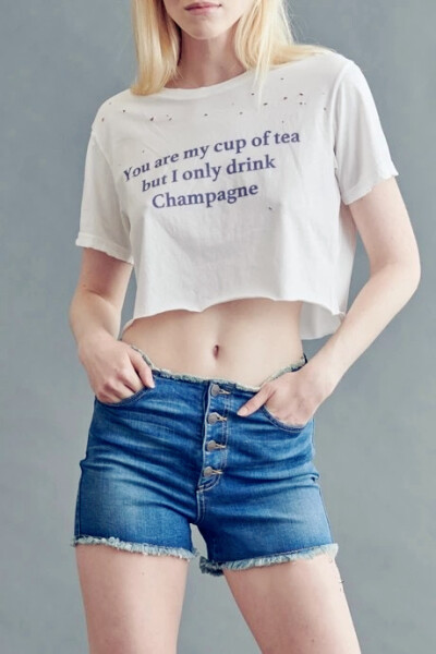 Wildfox "You are my cup of tea but I only drink Champagne"