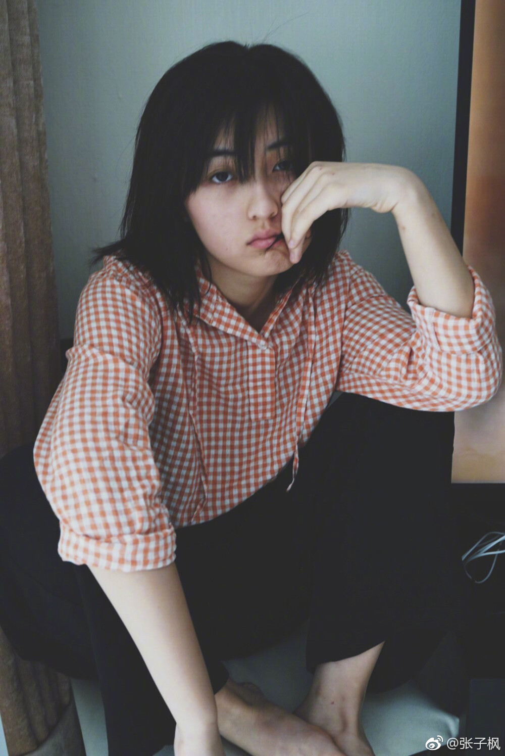 张子枫港风ins可爱俏皮生活