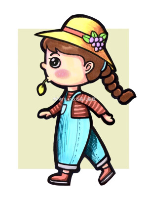 儿童画 人物  人物大全 简笔画