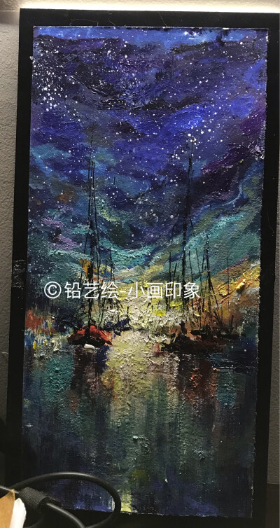 铅艺绘-小画印象装置，一组12张