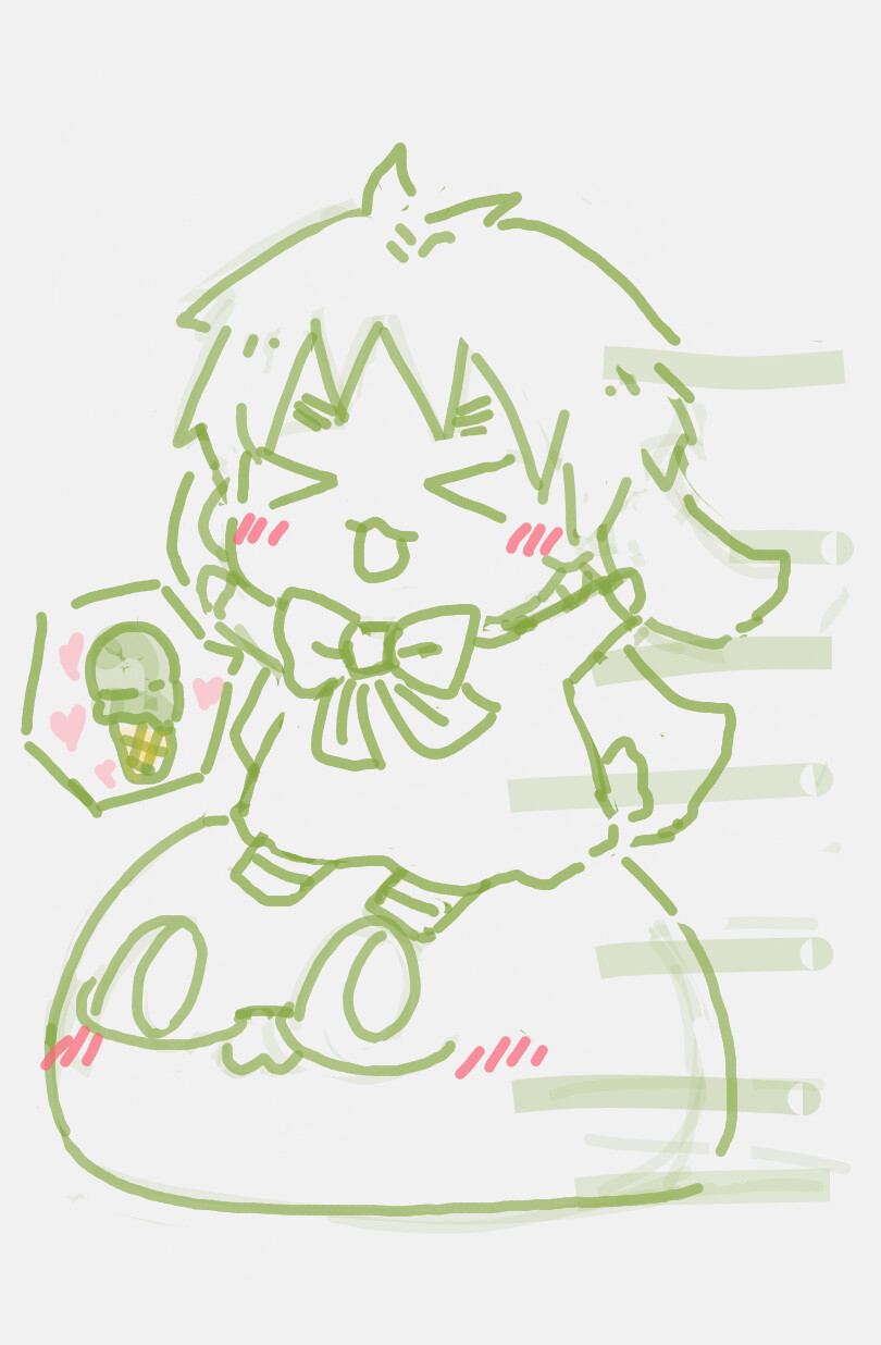 搬运自微博k诶诶简笔画风侵删米团眉兔