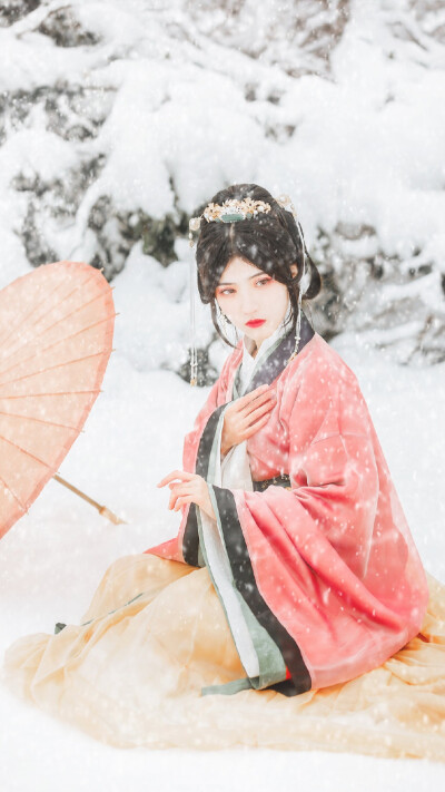 古风女 汉服 绝美 壁纸