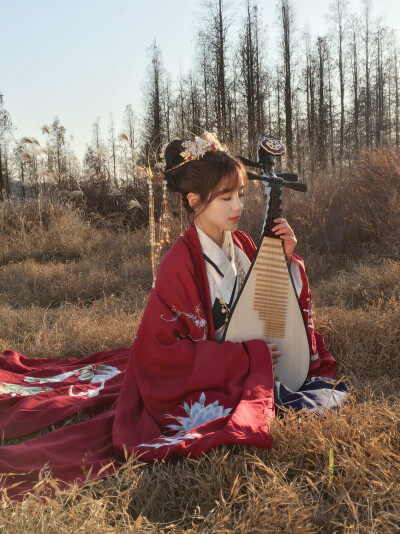 古风女 汉服 绝美 壁纸