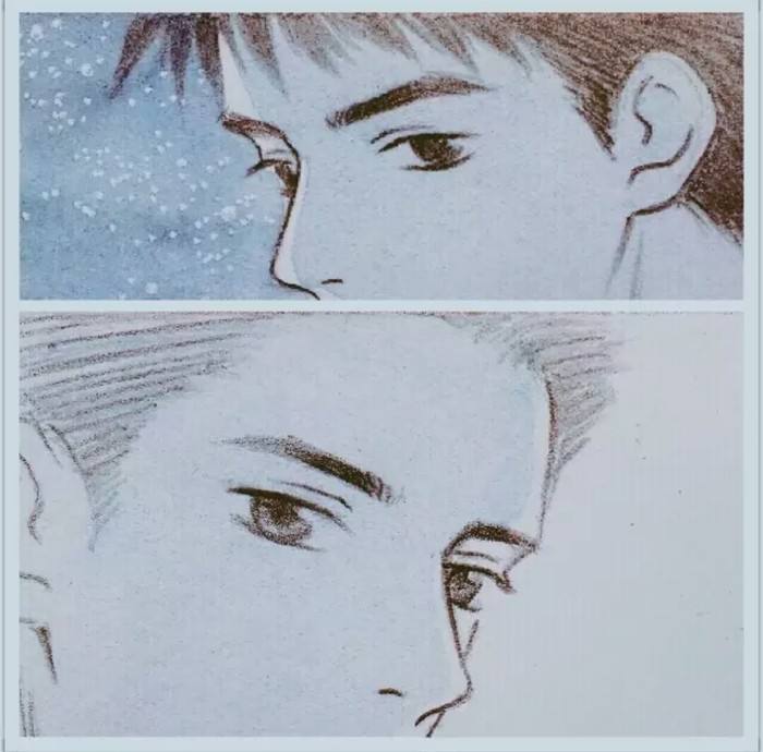 我想
左肩有你
右肩微笑