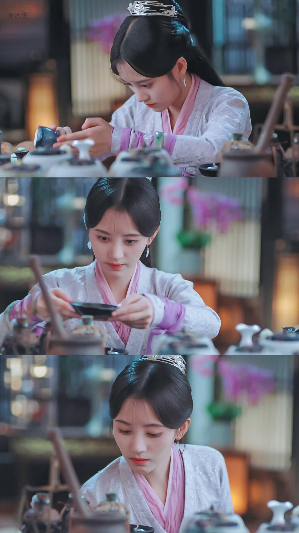 鞠婧祎.韩芸汐。