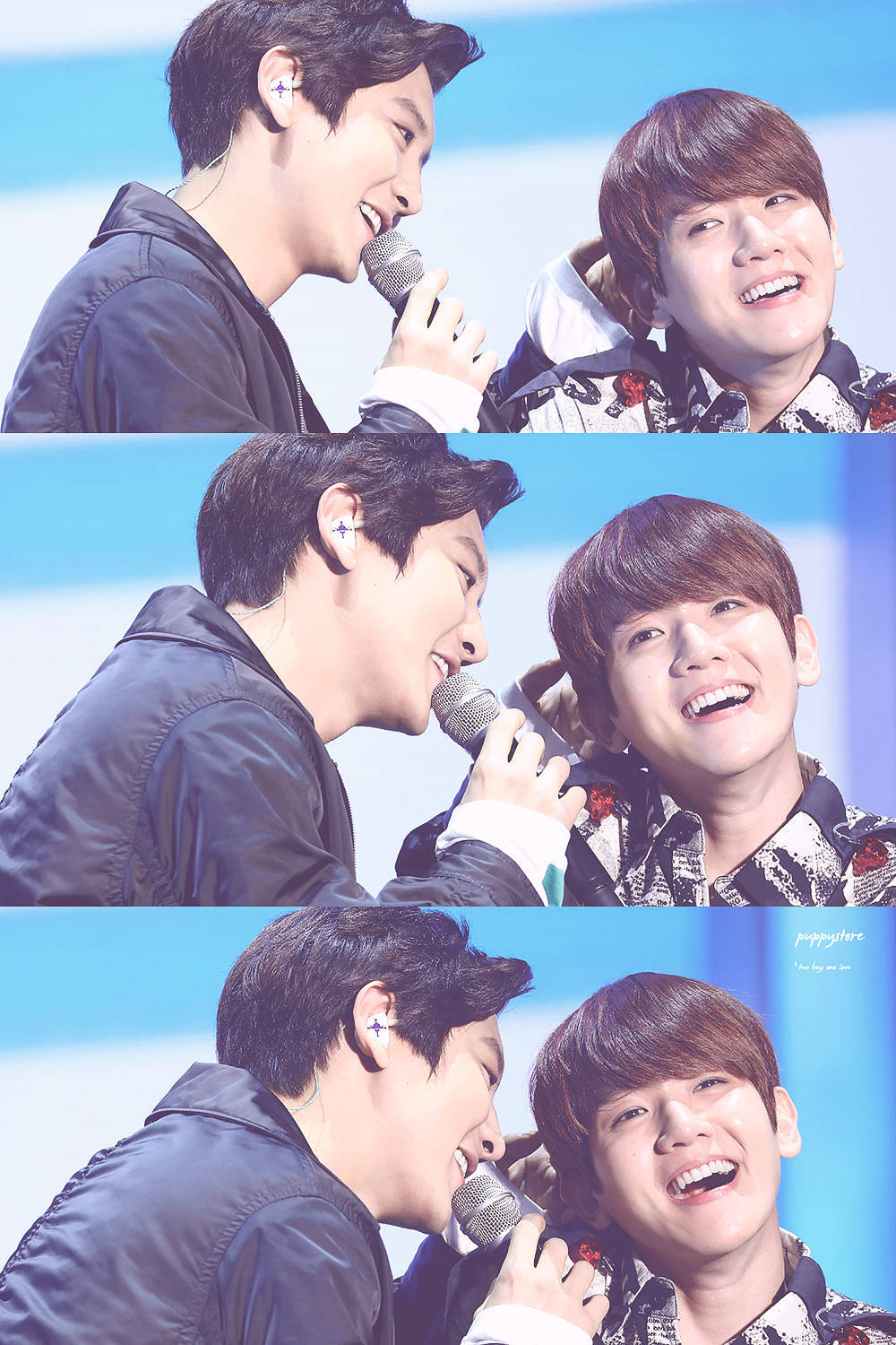 EXO BaekHyun 边伯贤 ChanYeol 朴灿烈 灿白CHANBAEK