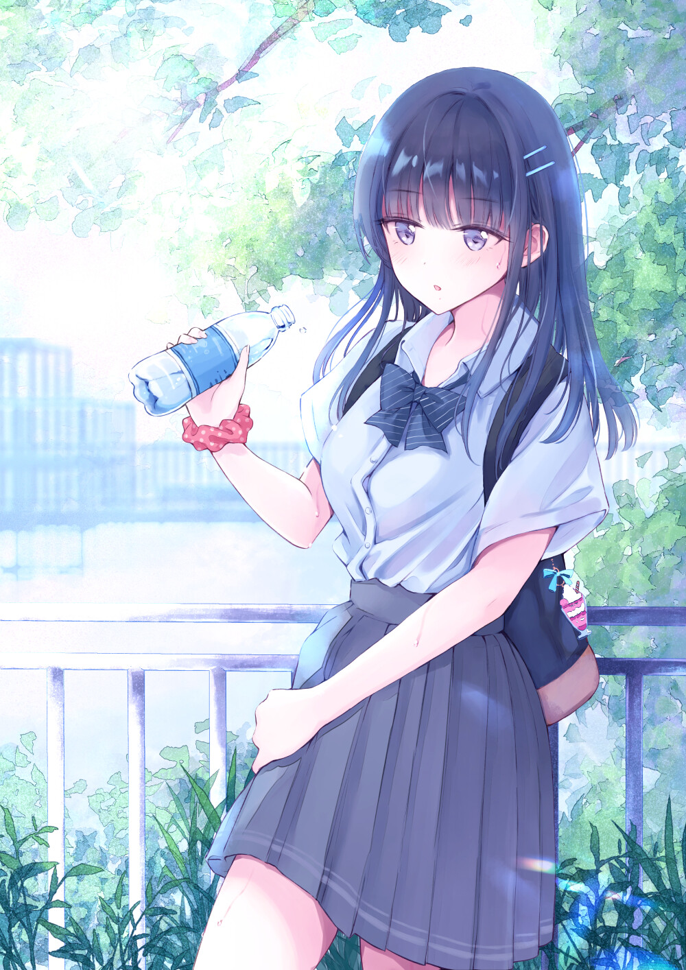 あの夏の日
画师:うなぎ団子
图片id=76270603
制服 少女