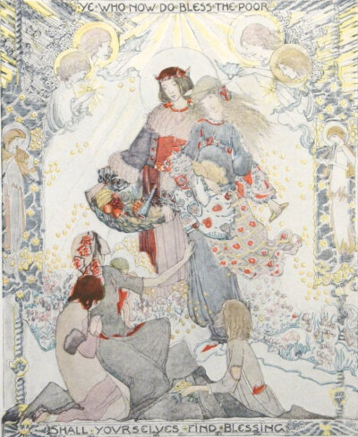 女插画家Jessie Marion King笔下的童话。King是一个多才多艺的艺术家，除了插画，她还设计珠宝，服装、壁纸等等。 ​​ ​​​