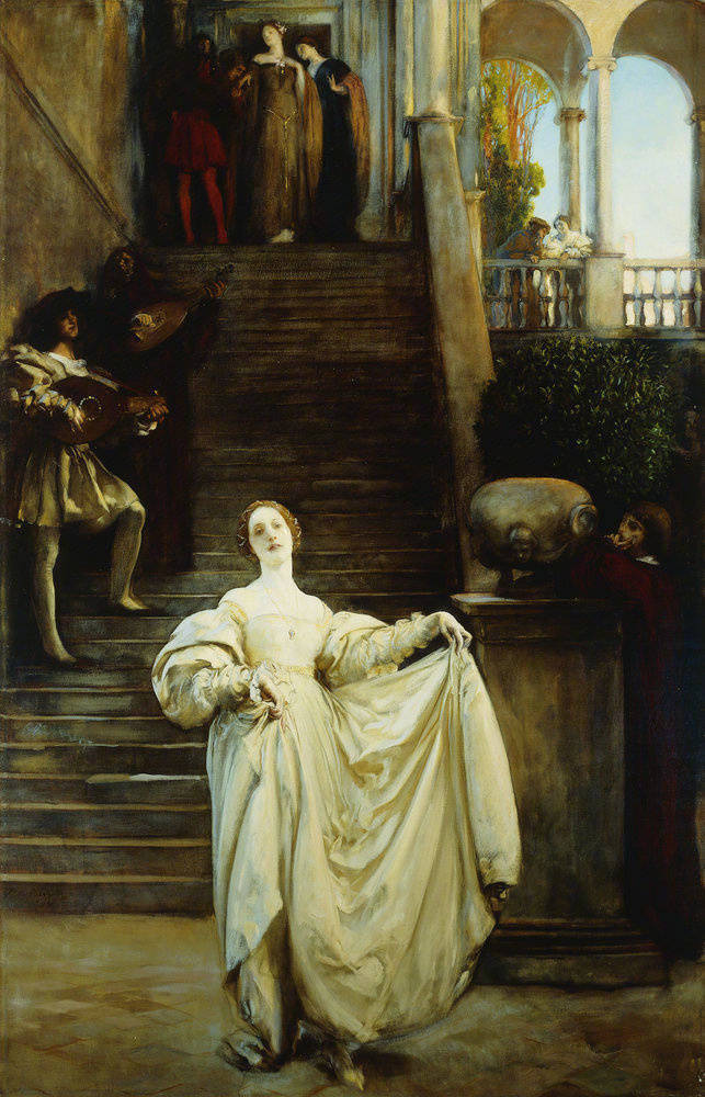 19世纪画家edwinaustinabbey以创作了莎士比亚的众多戏剧而出名67