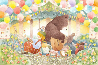 Ins暖系插画家wacca_n