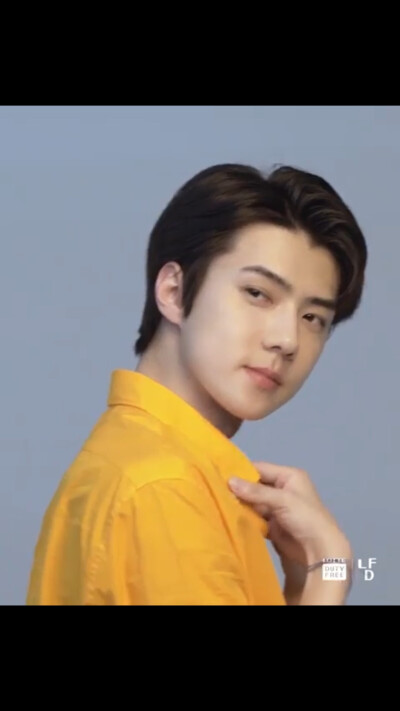 吴世勋/lotte duty free sehun focus/720p壁纸自截+黄衬衫少年+移动的雕像+我吴总穿黄色衣服太好看了吧T T 神仙下凡太辛苦了