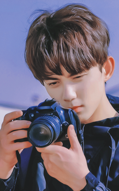 吴磊自调截 拿图点赞