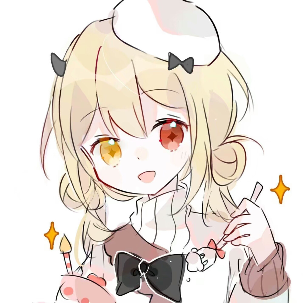 简单线条的女头 超喜欢那个白色头发~