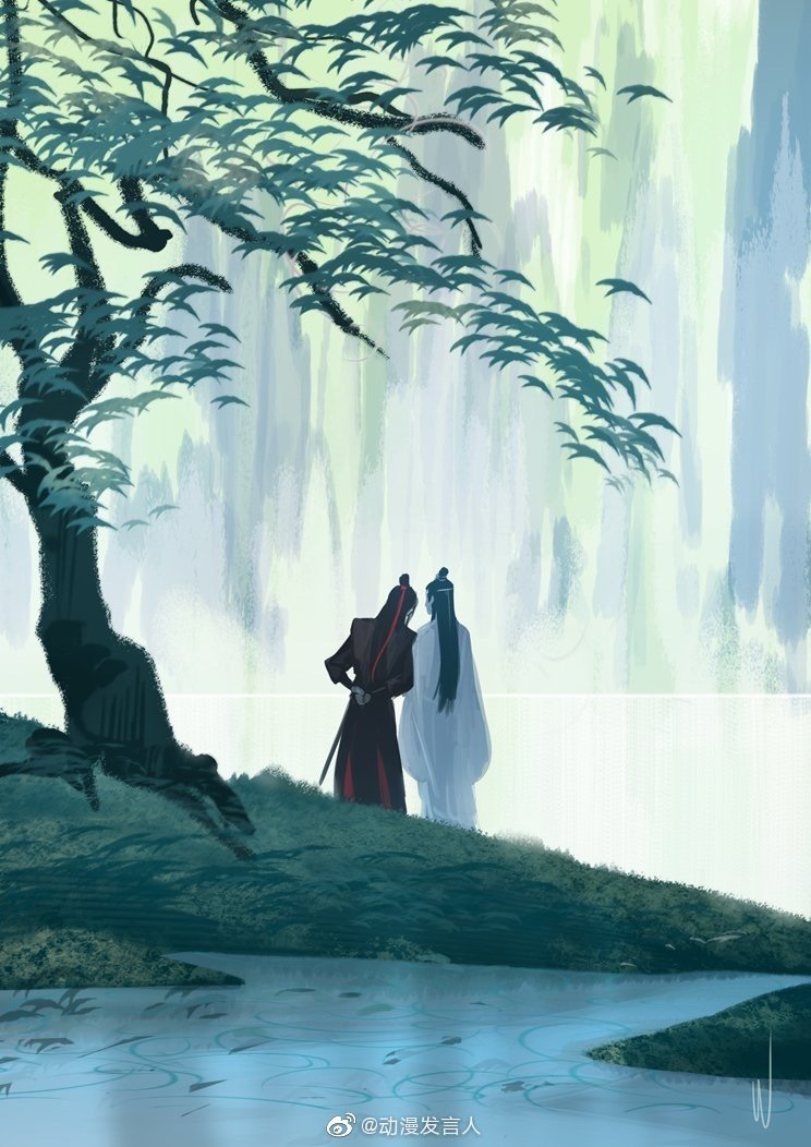 陈情令超话手绘忘羡