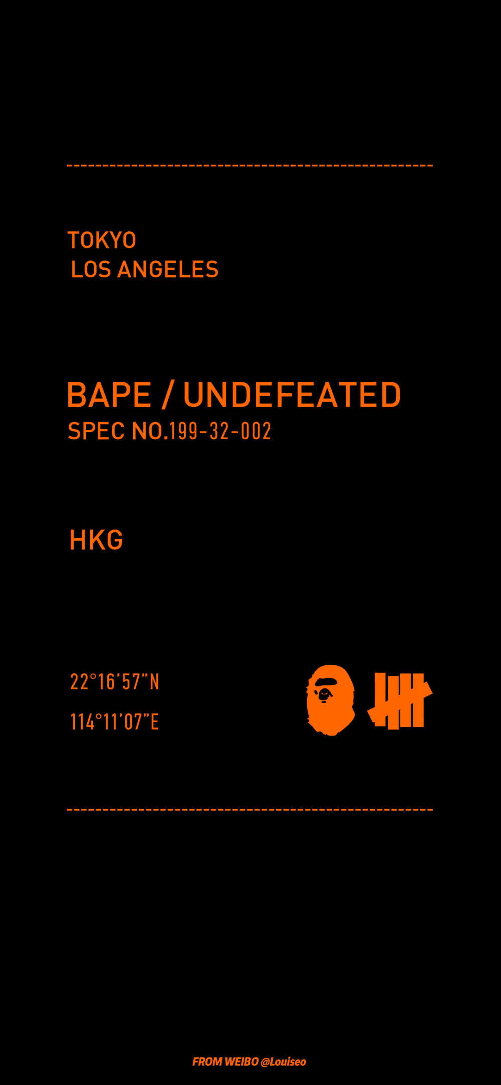 A BATHING APE x UNDEFEATED