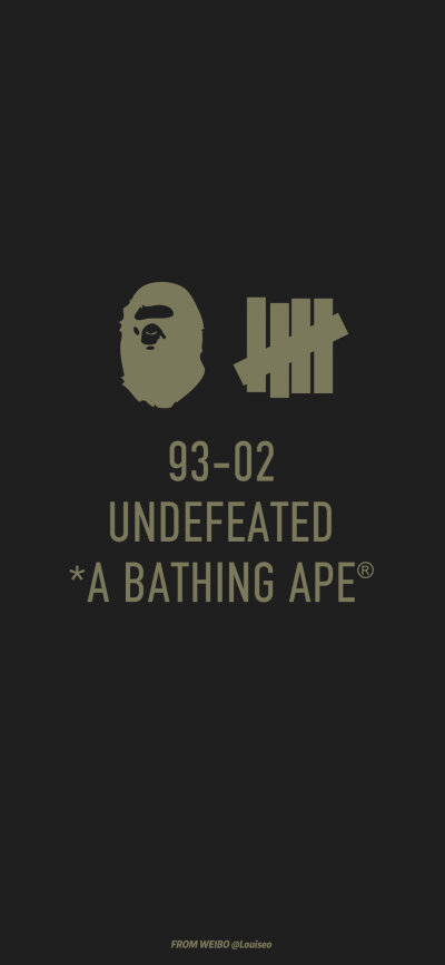 A BATHING APE x UNDEFEATED