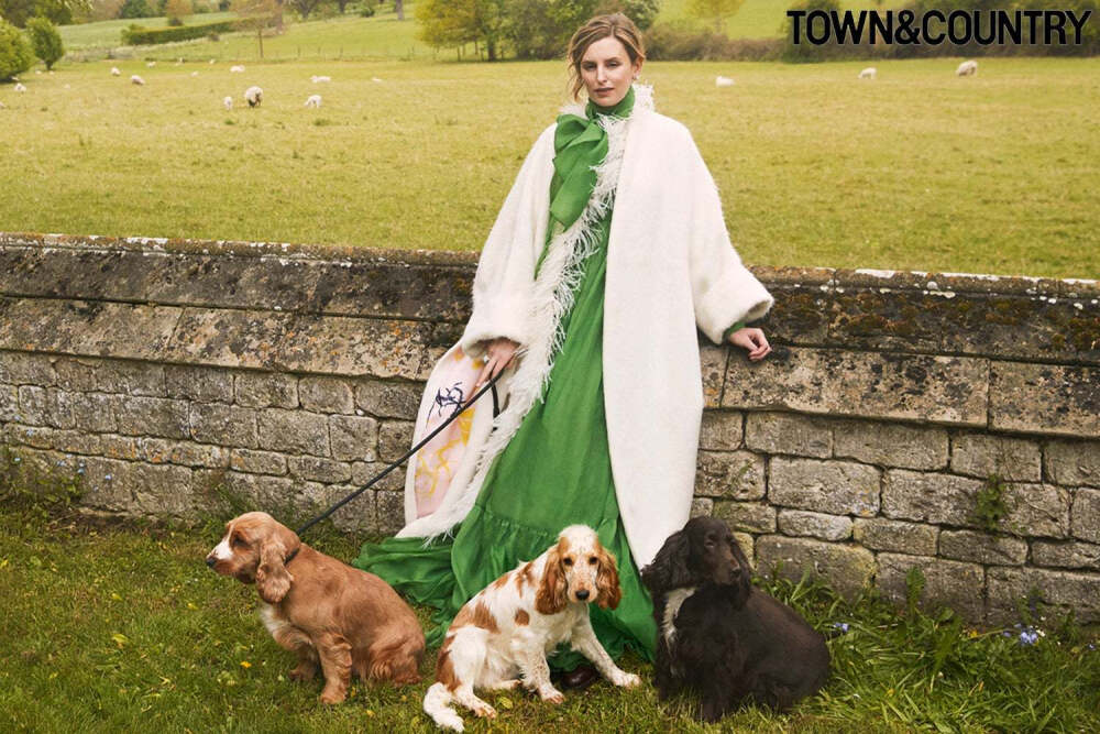 "Downton Revisited"
Laura Carmichael by Richard Phibbs
Town and Country UK 2019 ​​​