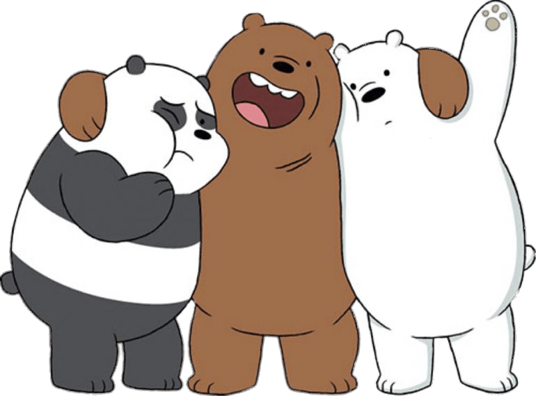 PNG 免扣素材 咱们裸熊-We BARE BEARS
来源：https://www.stickpng.com/