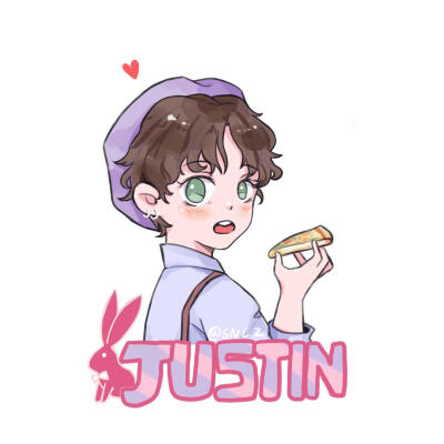 Justin黄明昊手绘图