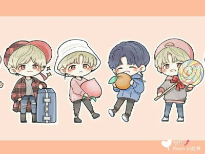 Justin黄明昊手绘图