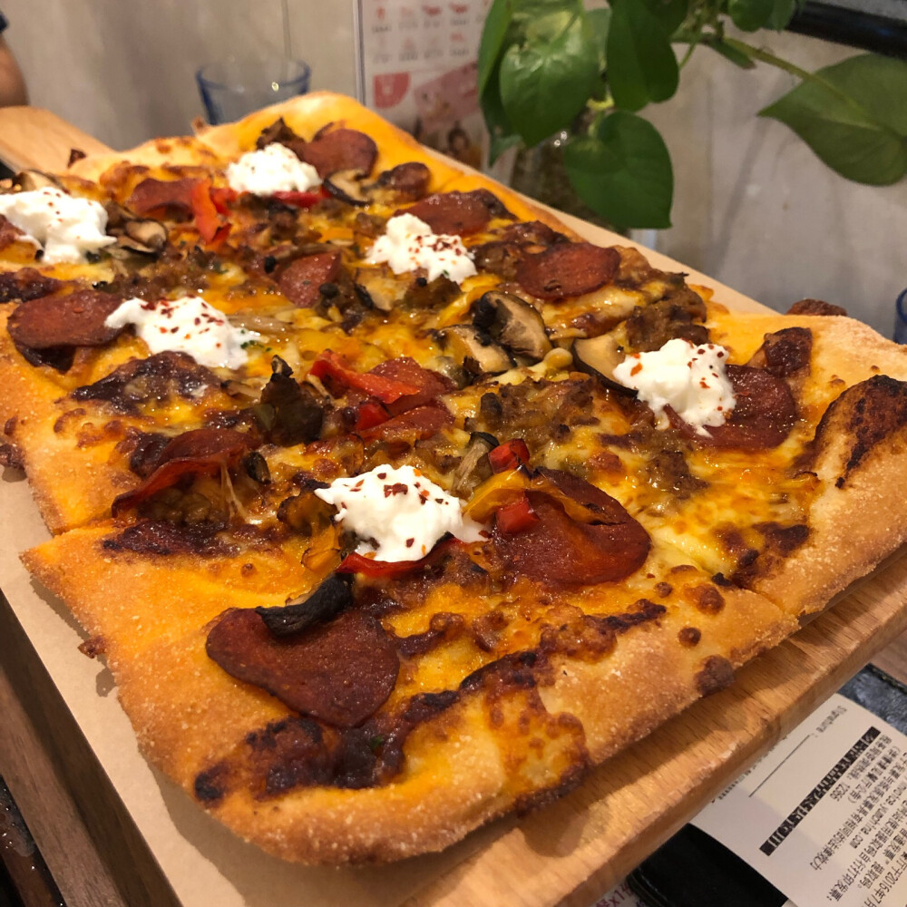 云朵薄饼pizza