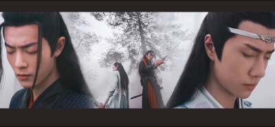 陈情令｜忘羡｜蓝忘机 × 魏无羡
「 忘羡一曲远，曲终人不散 」
「 煮一壶生死悲欢 祭少年郎
明月依旧何来怅惘
不如潇潇洒洒 历遍风和浪
天涯一曲共悠扬 」
